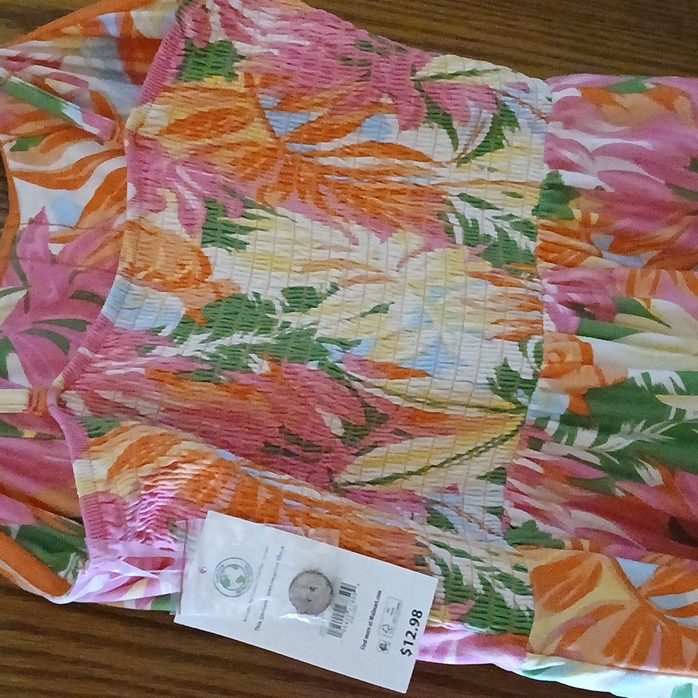 Summer Floral Short Dress - Picture 3 of 4